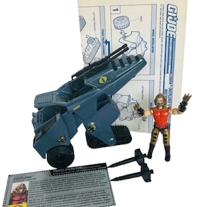 Dictator Overlord 1989 Gi Joe Cobra Hasbro ARAH Figuur Voertuig COMPLEET jet pod