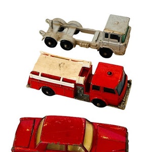 Lesney lot matchbox rolls royce fire semi die cast metal diecast car truck vtg
