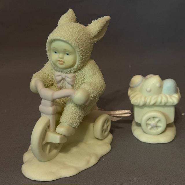 ヴィンテージ スノーバニーズ フィギュア デパートメント56 スノー