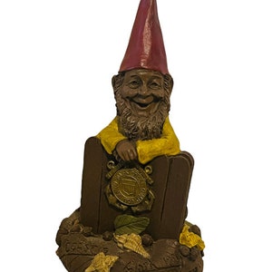 Tom Clark Gnome Figurine vtg sculpture SIGNED Cairn Texas Coastie Coast Guard US