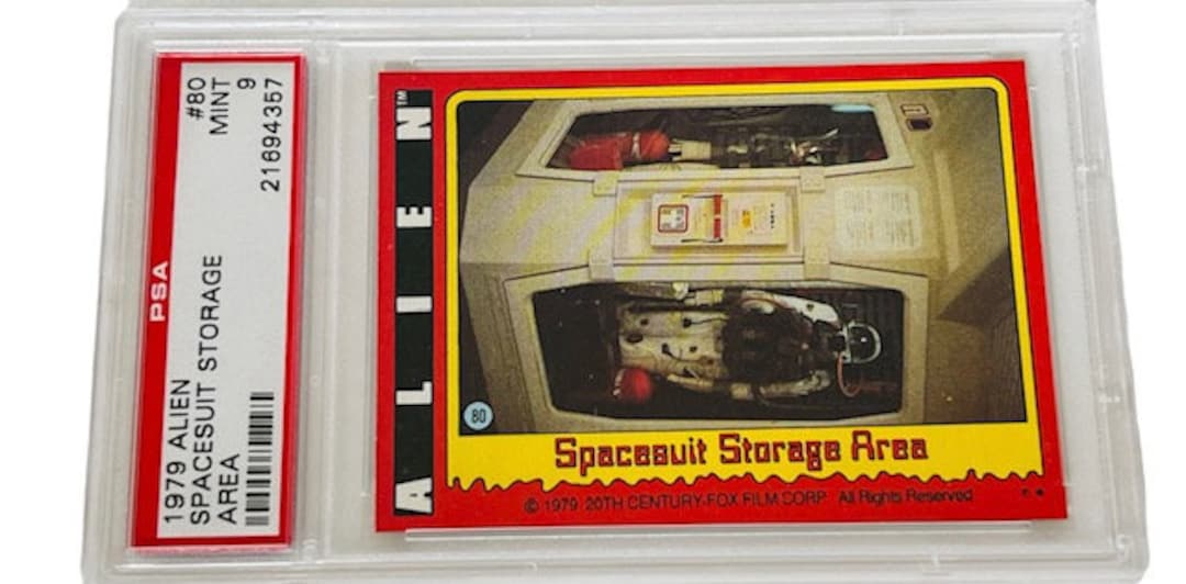 Alien Trading Card 1979 Sigourney Weaver Fox 20th PSA 9 Ripley ...