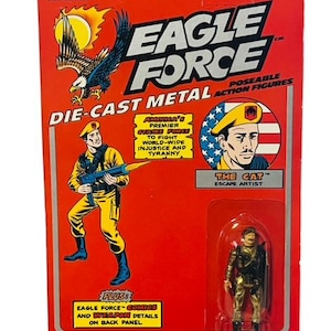 Adler Kraft Mego Diecast Figur Spielzeug UNPUNCHED vtg MOC Cat Escape Artist BMC4