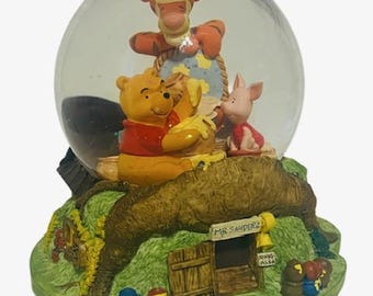 貴重 ディズニー 75周年記念スノーグローブ ミッキー＆プルート