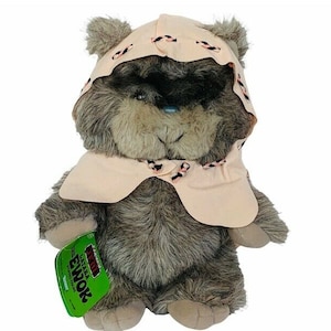 Ewok Plush Stuffed Animal Figure Latara 1984 Kenner NWT original tags Star Wars