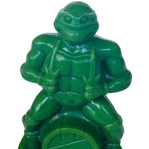 Teenage Mutant Ninja Turtle plastic miniature Raphael vtg toy action figure 1989