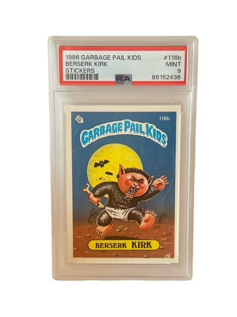 Garbage Pail Kids Trading Card 1986 Sticker PSA 9 Berserk Kirk