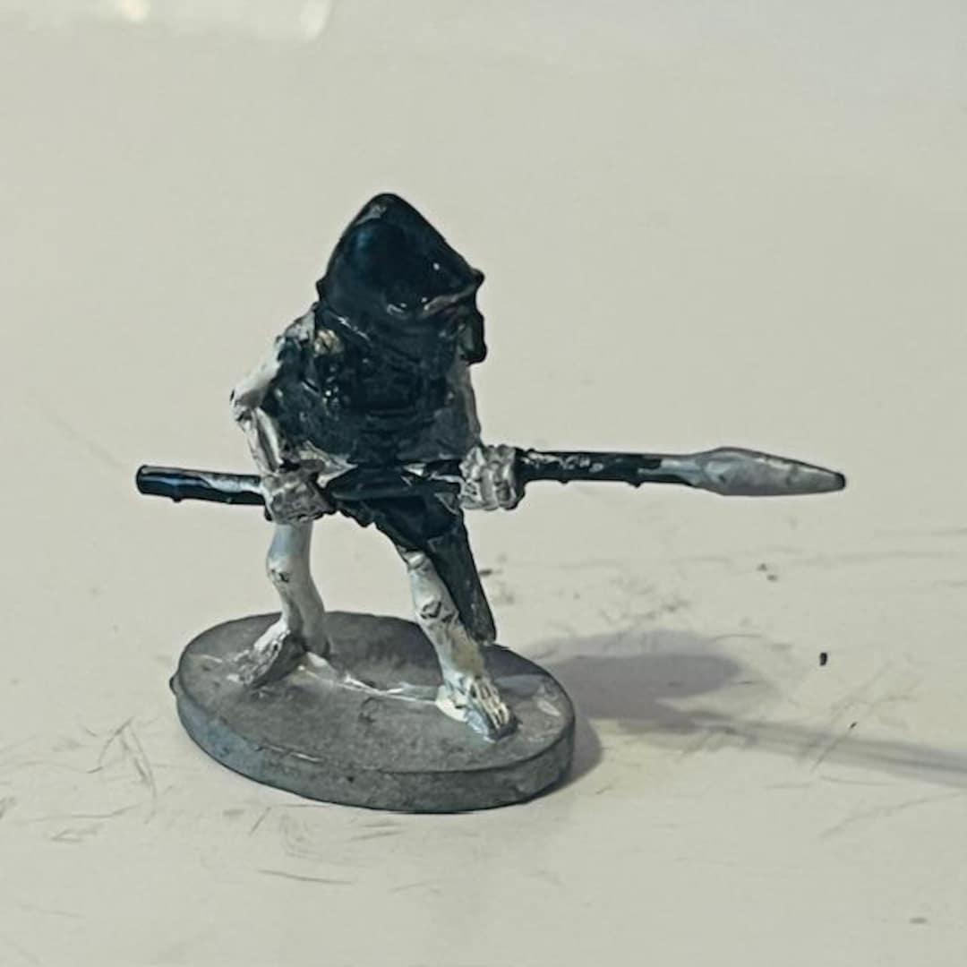 Grenadier Pewter Figure 1985 Skeleton Dungeons Dragons Painted Partha D