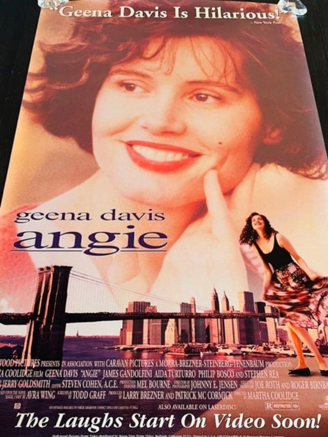 Movie Theater Cinema Poster Lobby Card 1994 Angie Geena Davis James