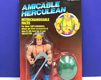 Amicable Herculean action figure moc teenage mutant ninja turtle head cigar farm BM2