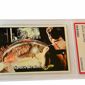 Star Trek Trading Card 1976 Topps Enterprise Captains Log originele serie vtg memorabilia ingedeeld PSA 8 Space Brains #78 Monster