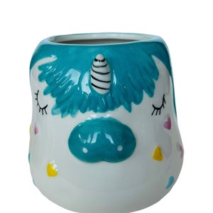 Unicorn Coffee Mug Cup Figurine Holiday Home Magical Horse hearts fairy pegasus
