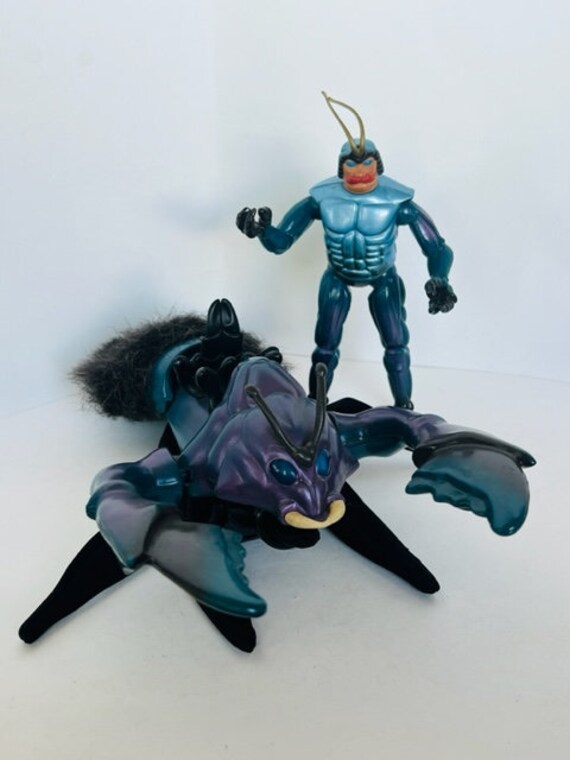 Pinsor Battle Beetle Sectaurs Coleco Insect Vtg Toy Action Figure
