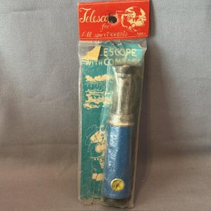Vintage Magic Trick Pocket Toy Antique SEALED Japan Telescope Compass All Sport Events