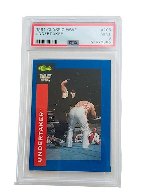 Undertaker wrestling card - Etsy 日本