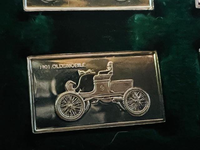 フランクリン・ミント　コレクション フランクリンミント シルバーバー ミニインゴット 1975 センテニアル