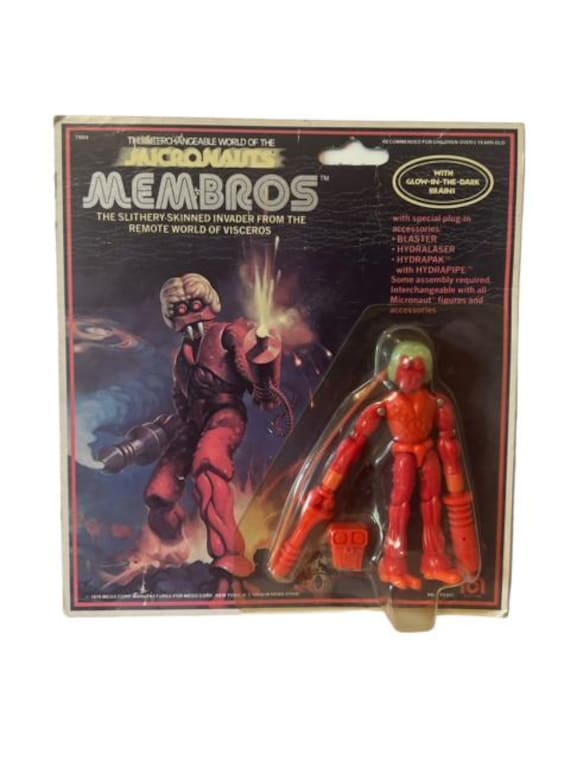 Membros Micronauts Action Figure Toy Vtg Robot 1979 Mego MOC