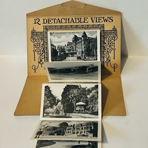 Postcard vtg Antique Ephemera Post Card San Jose 12 Detachable View Vupack Texas