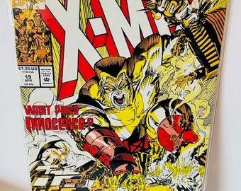X-Men #19 Comic Book Marvel Super Heroes Vtg 1993 Price Innocence Kubert Art APR BC5