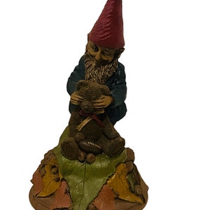 Tom Clark Gnome Figurine vtg sculpture elf SIGNED Cairn Guess Who Teddy Bear toy