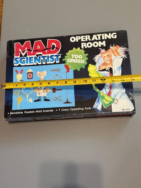 Vintage Arco Mattel Mad Scientist Operating Room No. 8011 Bendy