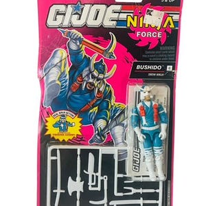 Bushido Ninja Force Gi Joe Cobra Action Figure Vtg MOC Hasbro 1992 Snow SEALED BMC3