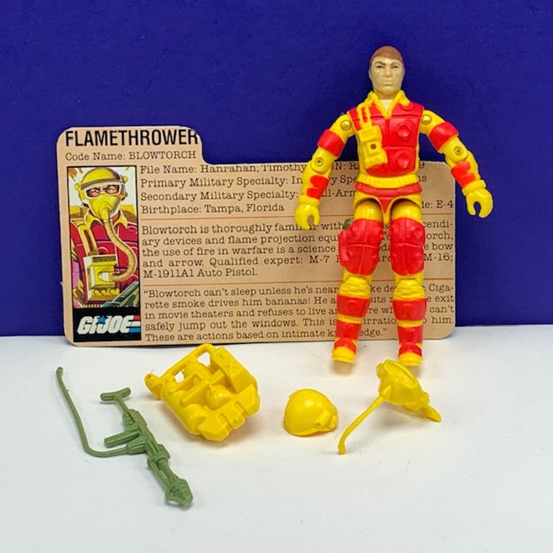 Gi Joe Hasbro Jahrgang Action Figur Original 100 Komplett Etsy