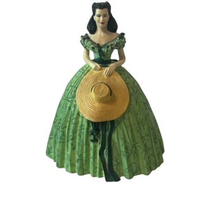 Gone With the Wind Figurine Franklin Mint Turner 1990 Vtg Scarlett