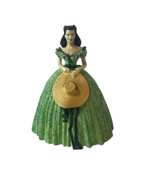 Gone With the Wind Figurine Franklin Mint Turner 1990 Vtg Scarlett
