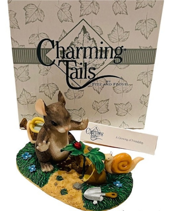 CHARMING TAILS FIGURINE tales mouse mice miniature sculpture - Etsy