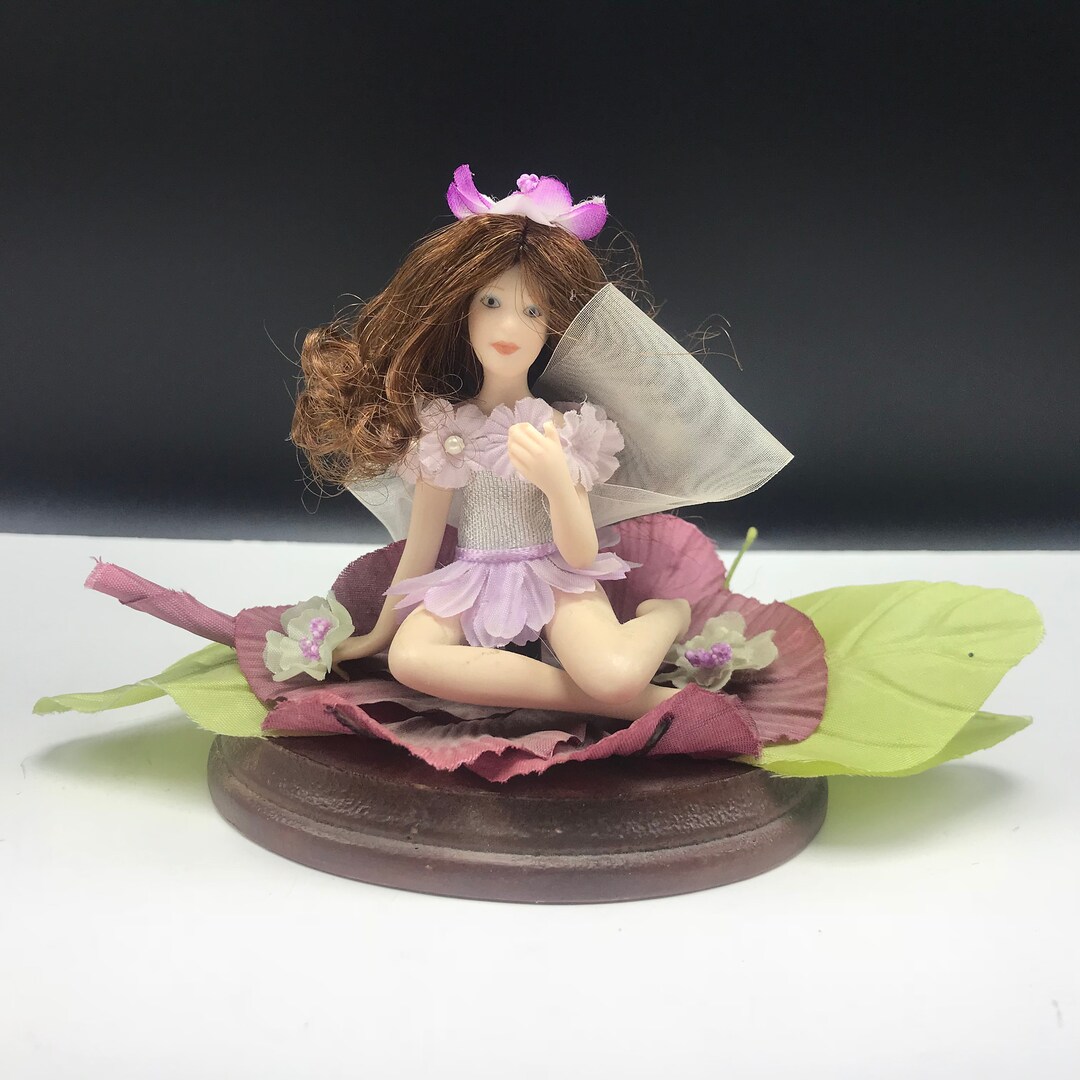 PORCELAIN FAIRY DOLL Figurine Paradise Galleries Fairies Faeries Statue Sculpture Collectible