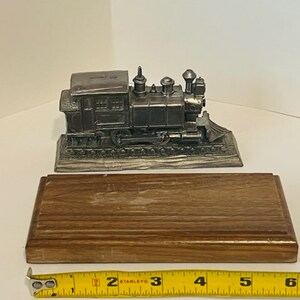 Michael Ricker Pewter Train Locomotive Model Figurine Railroad B&O Teakettle 040 image 4