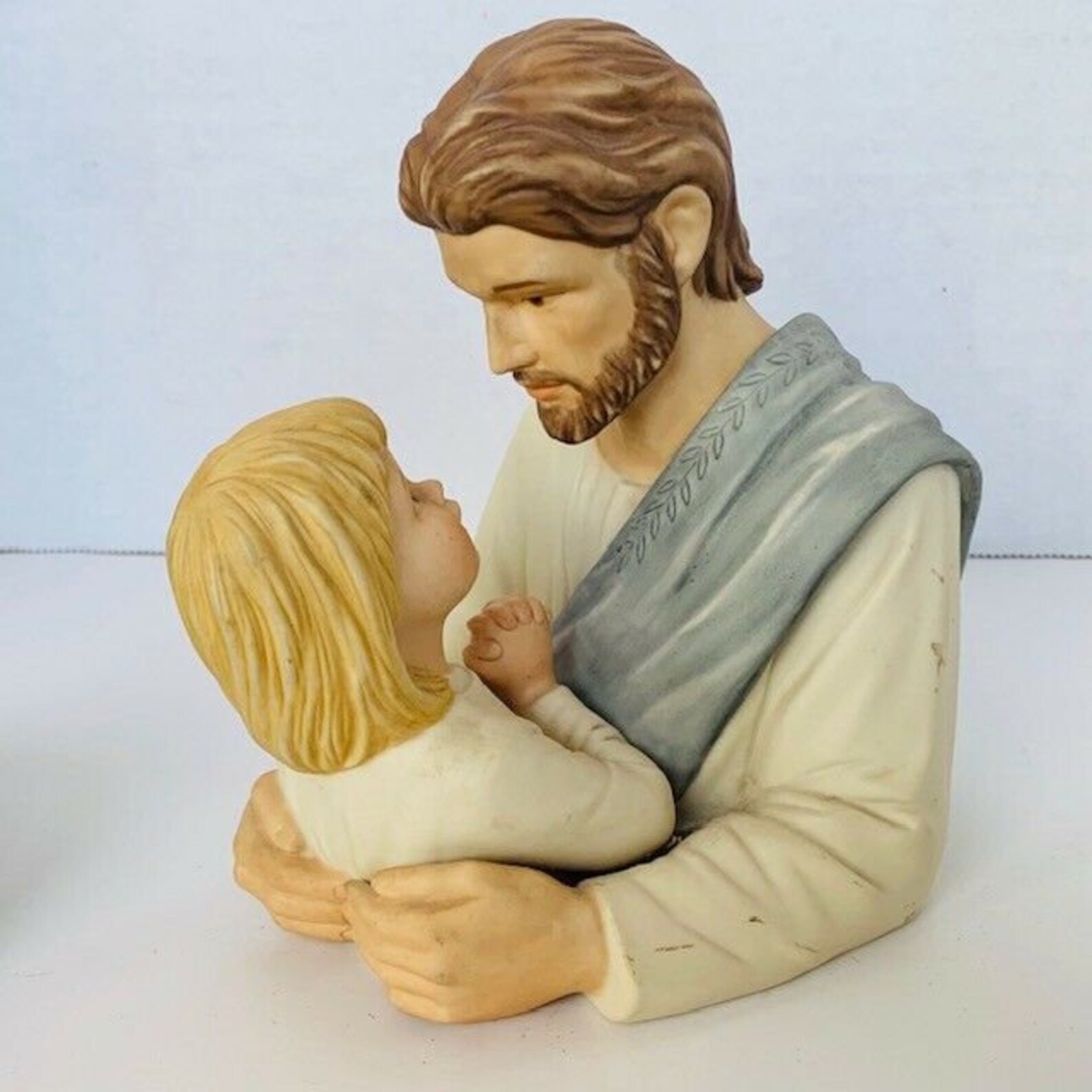 Jesus Christ Sculpture Figurine Homco Home Interior Etsy