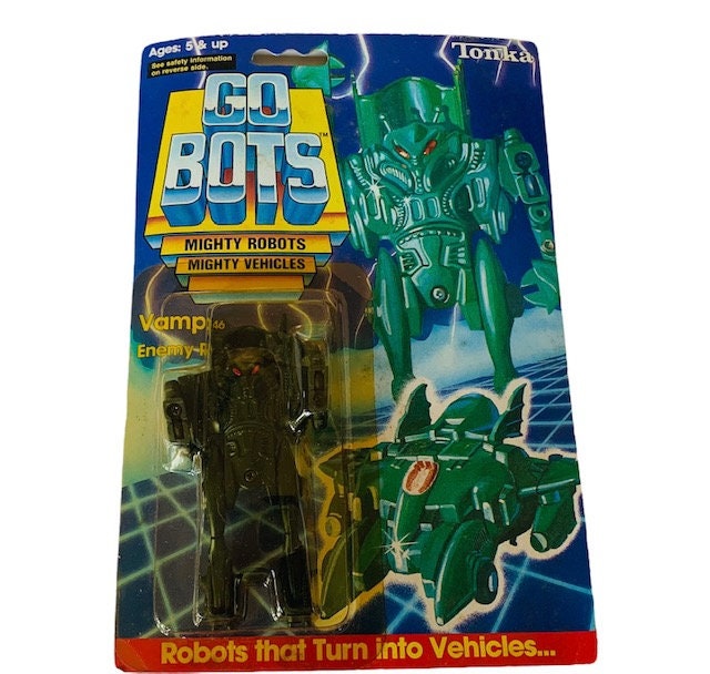 バンダイ ゴーボッツ／ロボマシン ガニアー 1985 カード未開封品 GOBOTS TONKA VAMP 1985 Vintage Transformer Action Figure Toy Moc