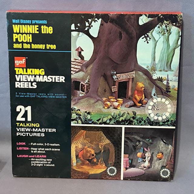Viewmaster Reels Winnie the Pooh