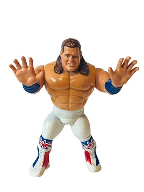 British Bulldog Action Figure WWF 1991 Hasbro WWE Toy Wrestling