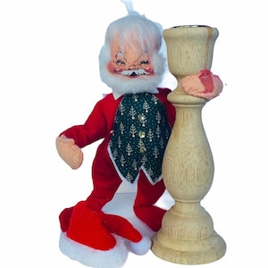 ANNALEE DOLL MEREDITH New Hampshire Nh vintage espeluznante juguete figura antropomórfico decoración regalo elfo animal de hadas Santa Claus portavelas