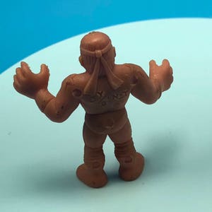 1985 VINTAGE M.U.S.C.L.E. muscle man men wrestling wrestler action figure Mattel anime flesh toy 200 Terryman E stars headband boy image 2