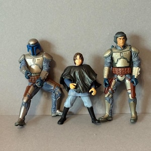 Vintage Star Wars Action Figure Kenner Hasbro Mattel LOT Jango Fett Boba Kid