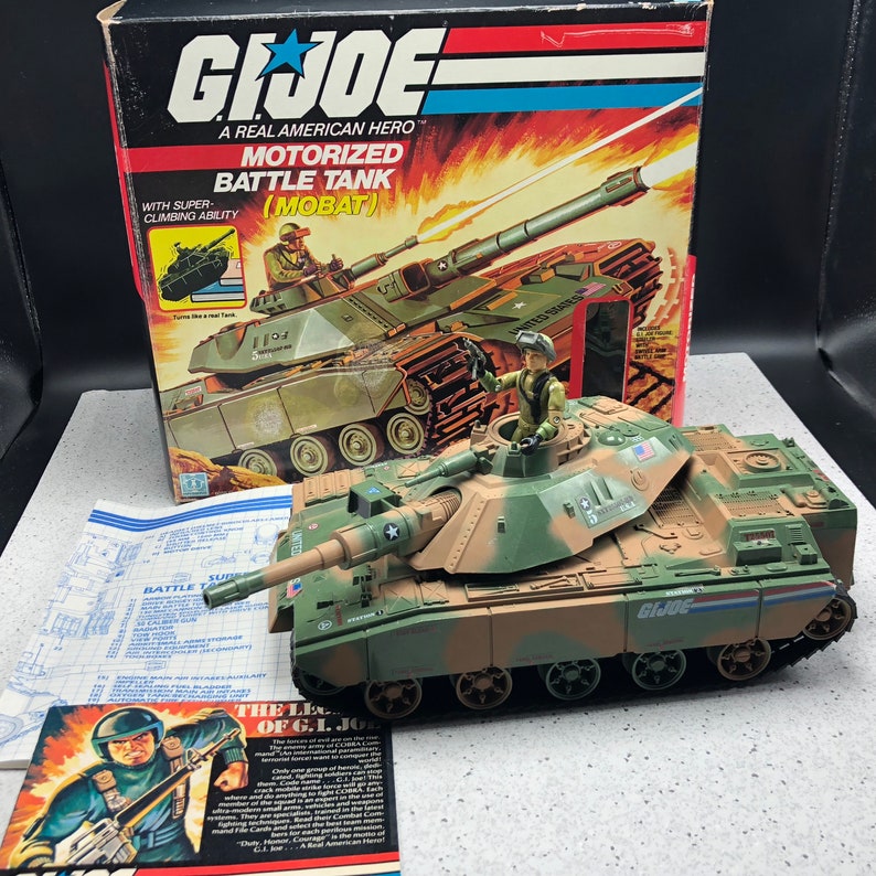 1982 Hasbro Gi Joe Vintage Action Figure Vehicle Toy Real Etsy