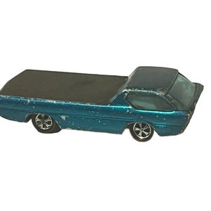 Hot Wheels Red Line vtg car Redline Mattel 1967 Deora Blue Aqua Black RARE teal