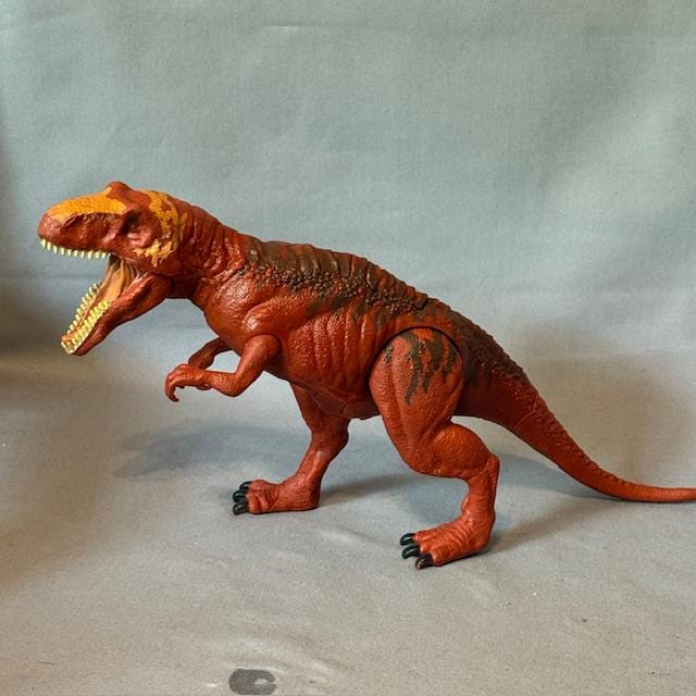 E-壁 ジャンク品 希少 ヴィンテージ ティラノサウルス フィギュア 恐竜 置物 ヴィンテージ ジュラシックパーク フィギュア おもちゃ 恐竜 マテル