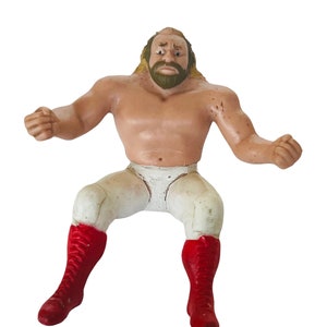 Thumb Wrestler Big John Studd WWF rubber superstar WWE Vtg action figure 1985