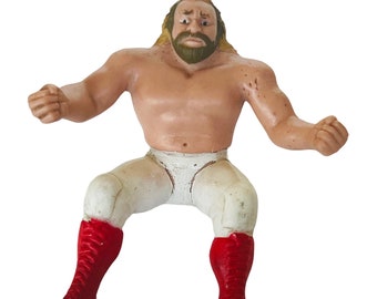 Thumb Wrestler Big John Studd WWF rubber superstar WWE Vtg action figure 1985