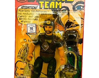 Remco Sarge Team Action Figure Toy MOC 1982 DC Comic Chutes Warrior Beast He-man wódz wojskowy armia mężczyźni BMC6