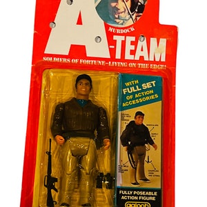 A-Team action figure vtg Galoob toy 1983 MOC sealed Captain Mad Howling Murdock Dwight Schultz ALC1
