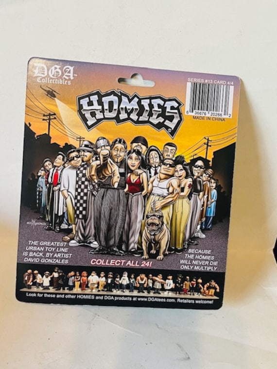 HOMIE MEMORIES 限定版003/300 Homies Toy Figures DGA Lowrider Series 13 MOC Sealed Chorizo