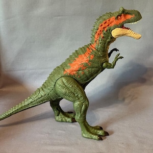 Vintage Jurassic Park Figure Toy Dinosaur Mattel Albertosaurus Primal Attack 10"