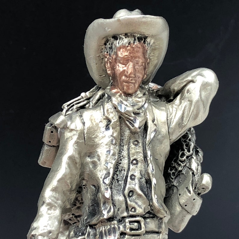 MASTERWORKS FINE PEWTER Vintage Cowboy Western Americana Etsy