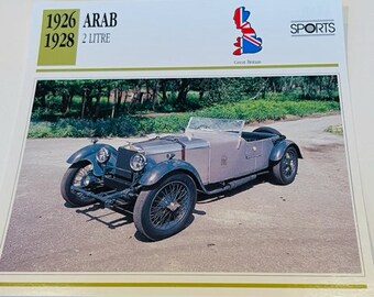 1926 Arab 2 0 litre super Sports