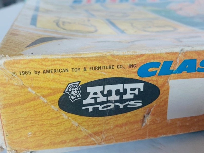 WOODBURNING BOARD GAME 1960s Atf American Toys Furniture Our Presidents ...